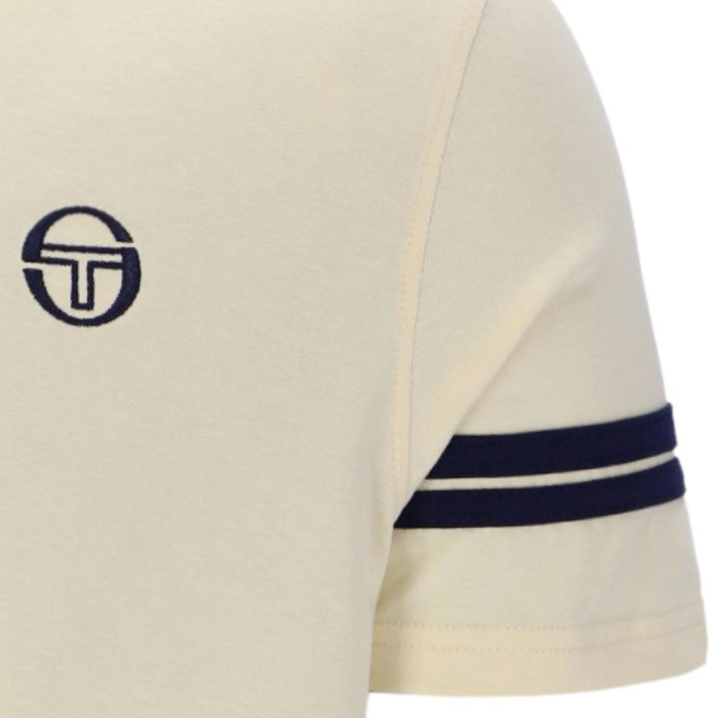 Sergio Tacchini Grello Crew Neck T-Shirt - Sandshell