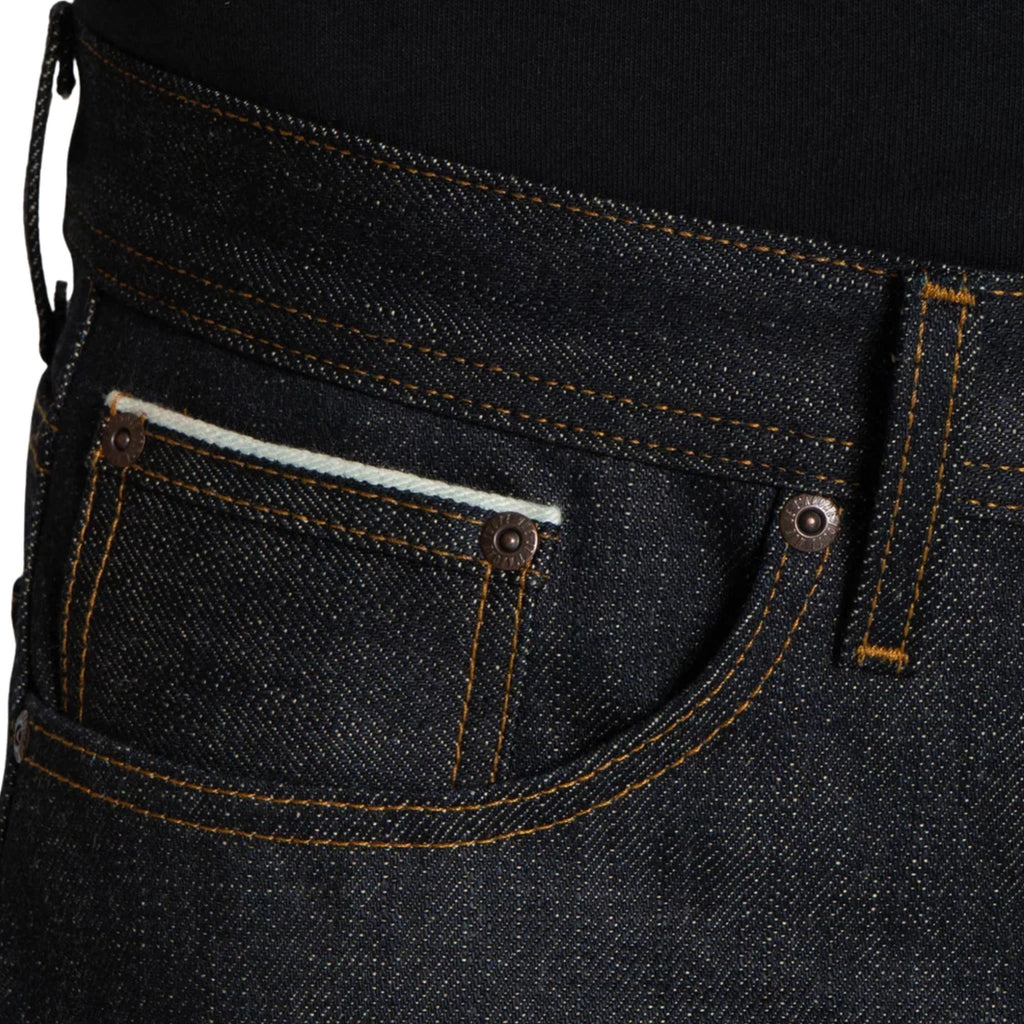 Naked and Famous Denim Weird Guy Harionago Selvedge - Indigo