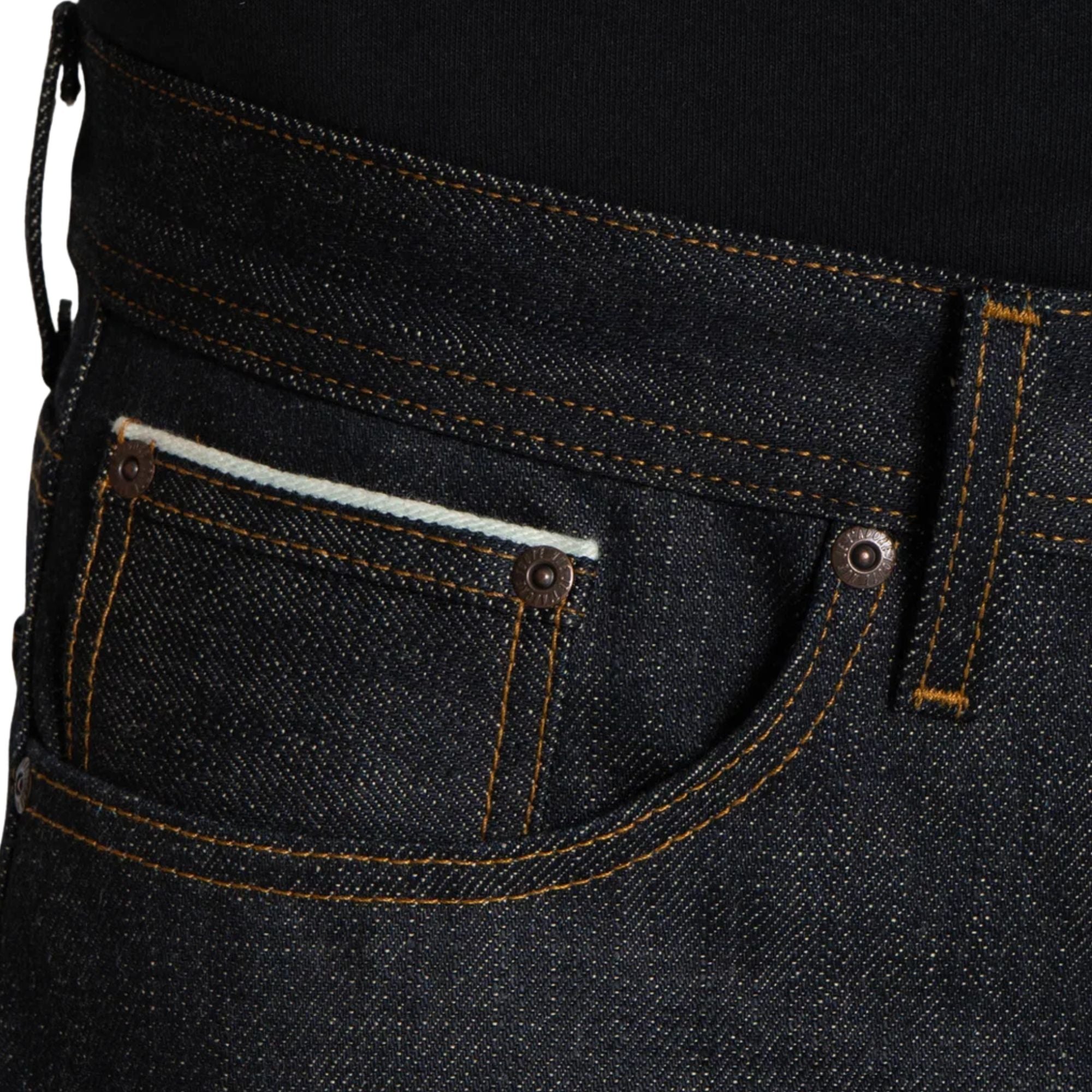 Naked and Famous Denim Weird Guy Harionago Selvedge - Indigo