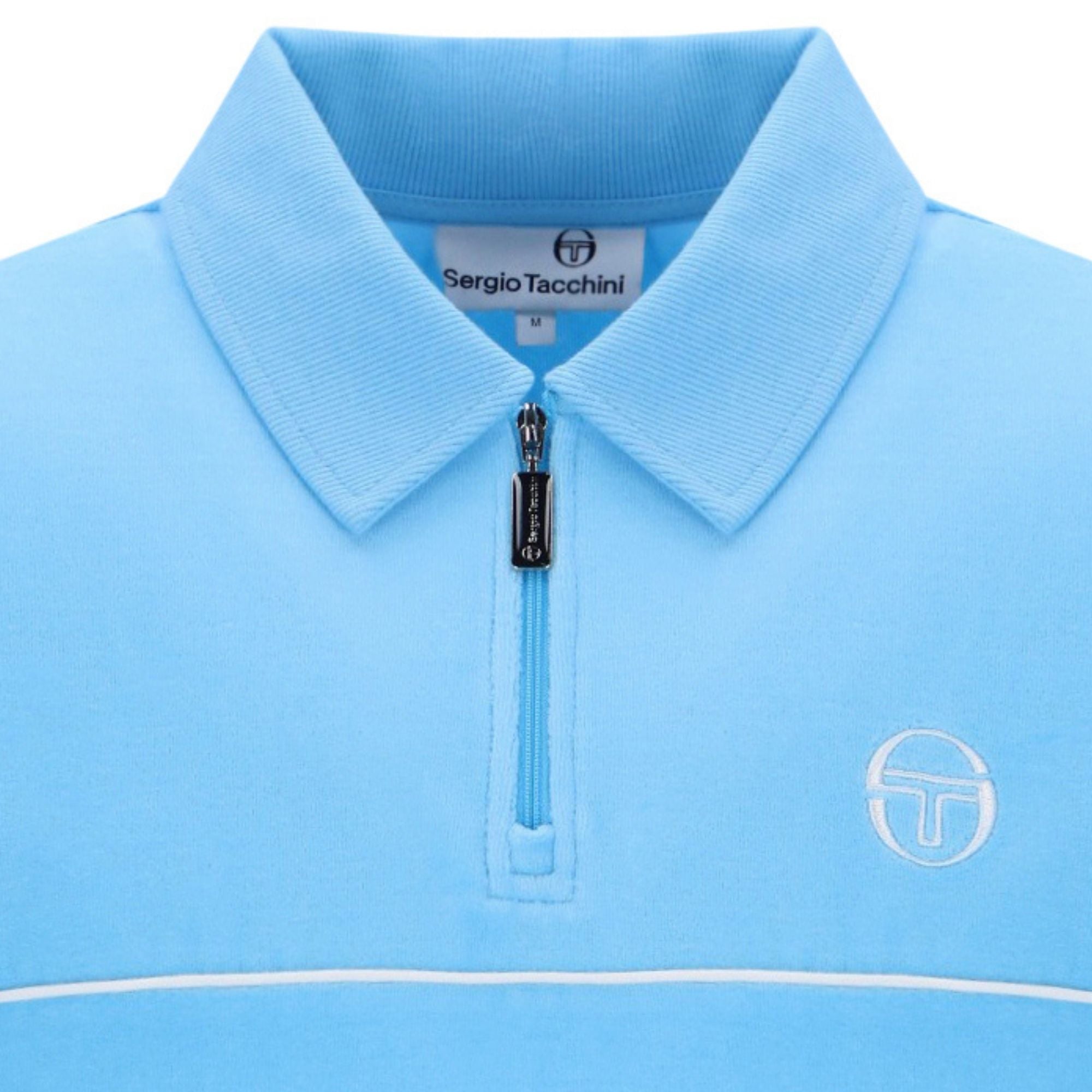 Sergio Tacchini Cardona Velour Zip Polo Shirt - 12255-113