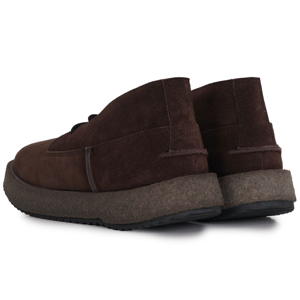 Leevons Bobby Suede Casual Shoes - Dark Brown Suede
