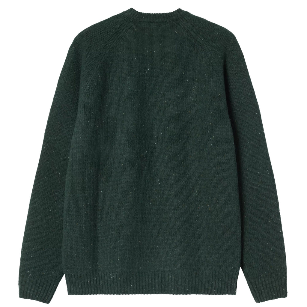 Carhartt WIP Anglistic Sweater - Speckled Dark Scarab