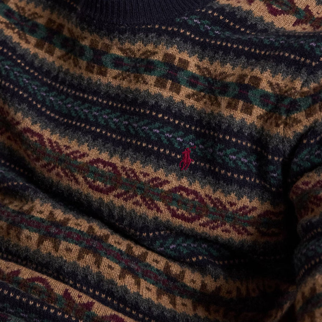 Polo Ralph Lauren Fair Isle Wool Jumper - Navy Combo