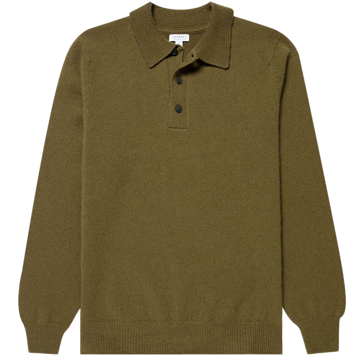 Sunspel Lambswool Polo Shirt - Uniform