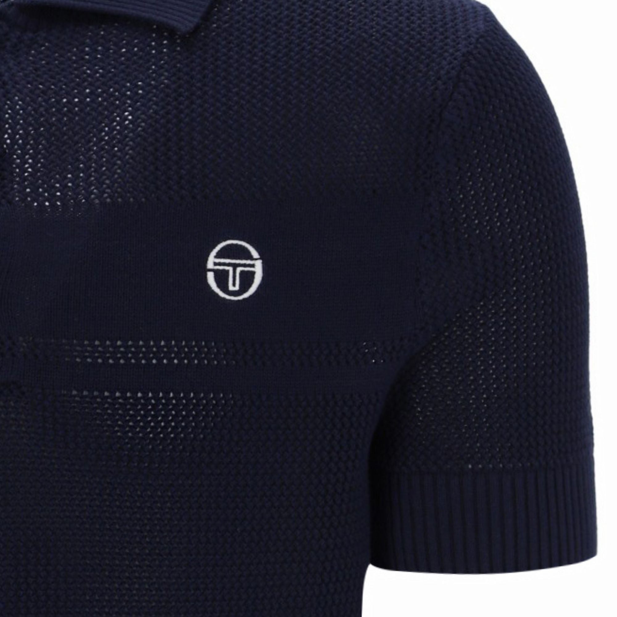 Sabino Knit Polo Shirt - Maritime