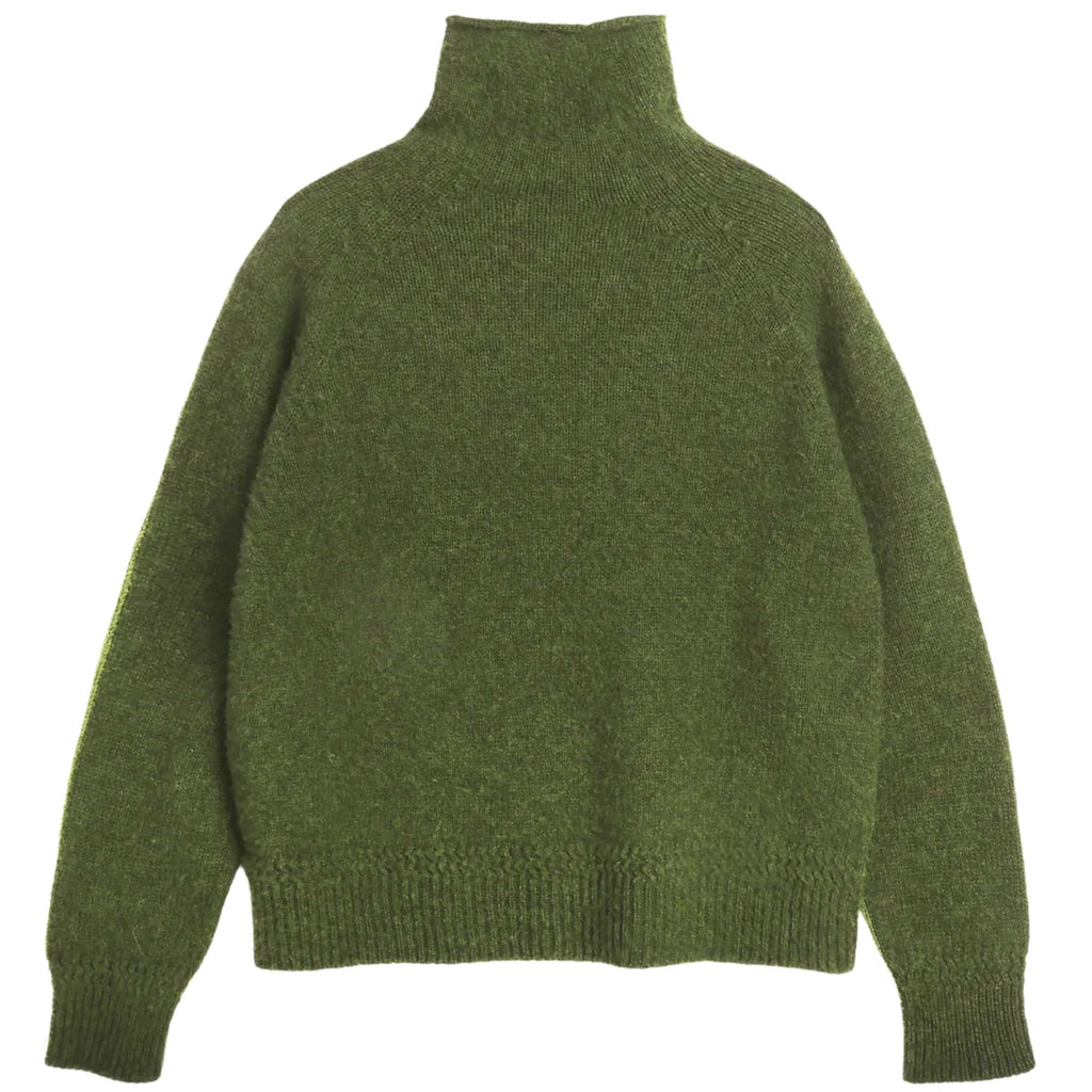 YMC Beat Knit Jumper - Green