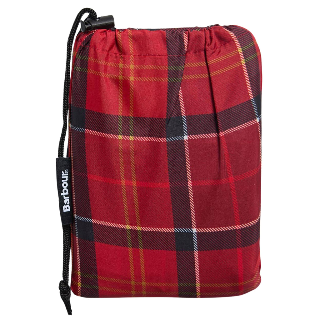 Barbour Tartan Showerproof Poncho - Cardinal Tartan