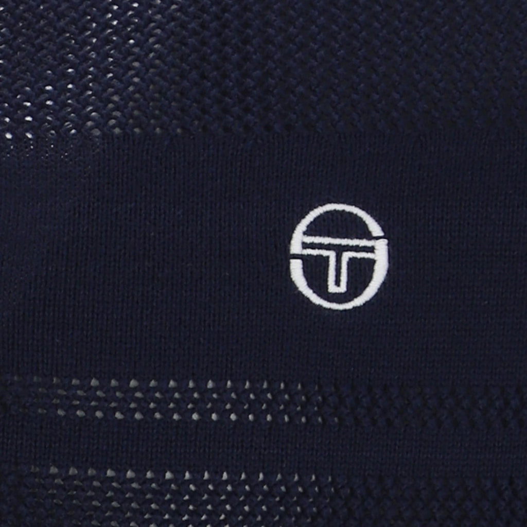 Sabino Knit Polo Shirt - Maritime