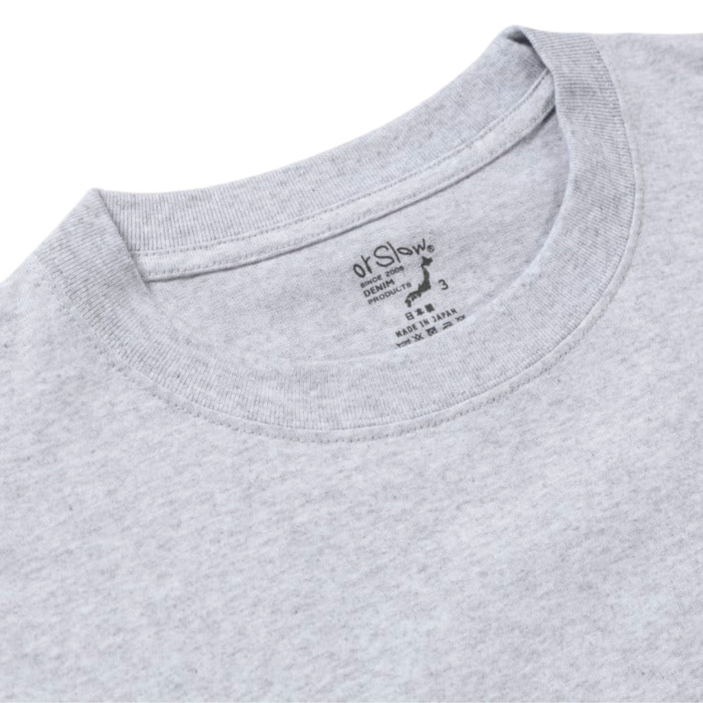 OrSlow Short Sleeve T-Shirt - Heather Grey