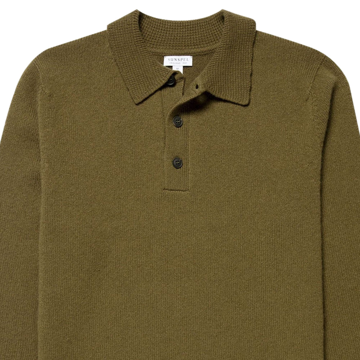 Sunspel Lambswool Polo Shirt - Uniform