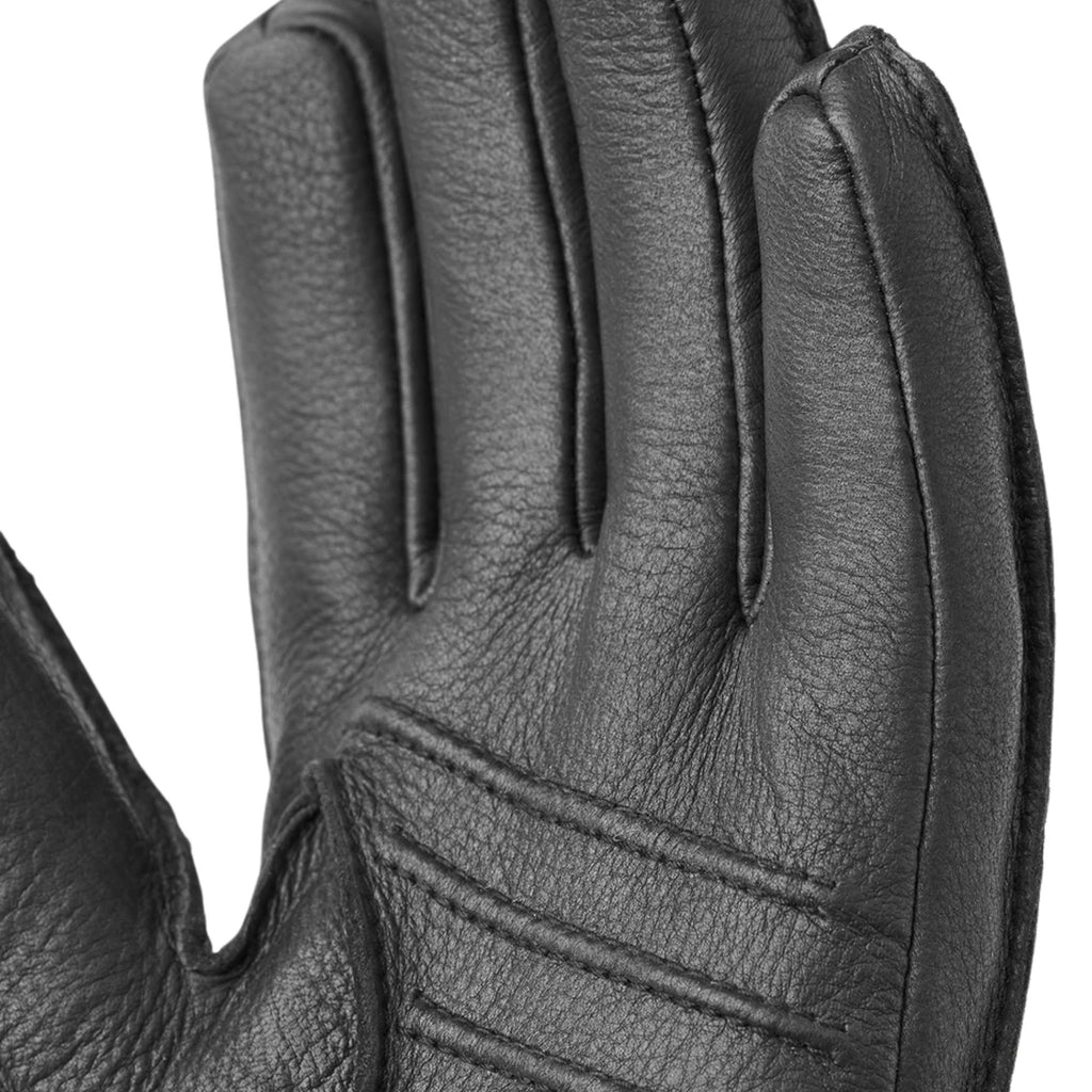 Hestra Deerskin Primaloft Rib Gloves - Black