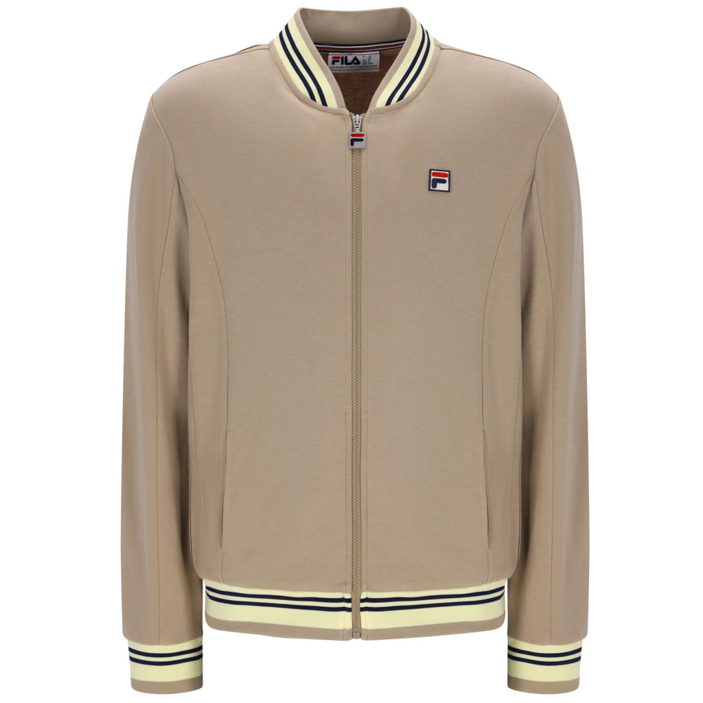 Fila Vintage Settanta Baseball Track Top - Cream