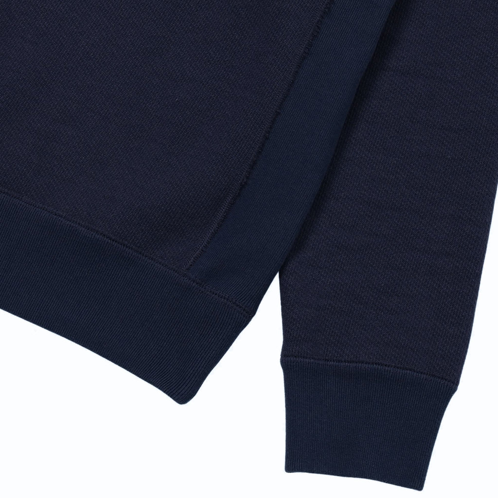 Wonder Looper Double Heavyweight French Terry Pullover Crewneck - Navy