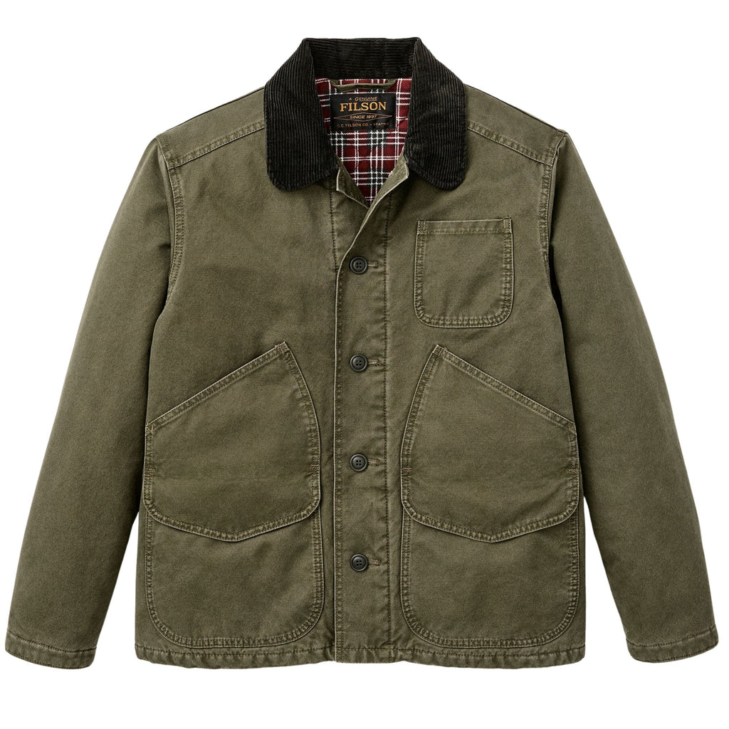 Filson Insulated Canvas Outfitter Jacket - Dark Olive