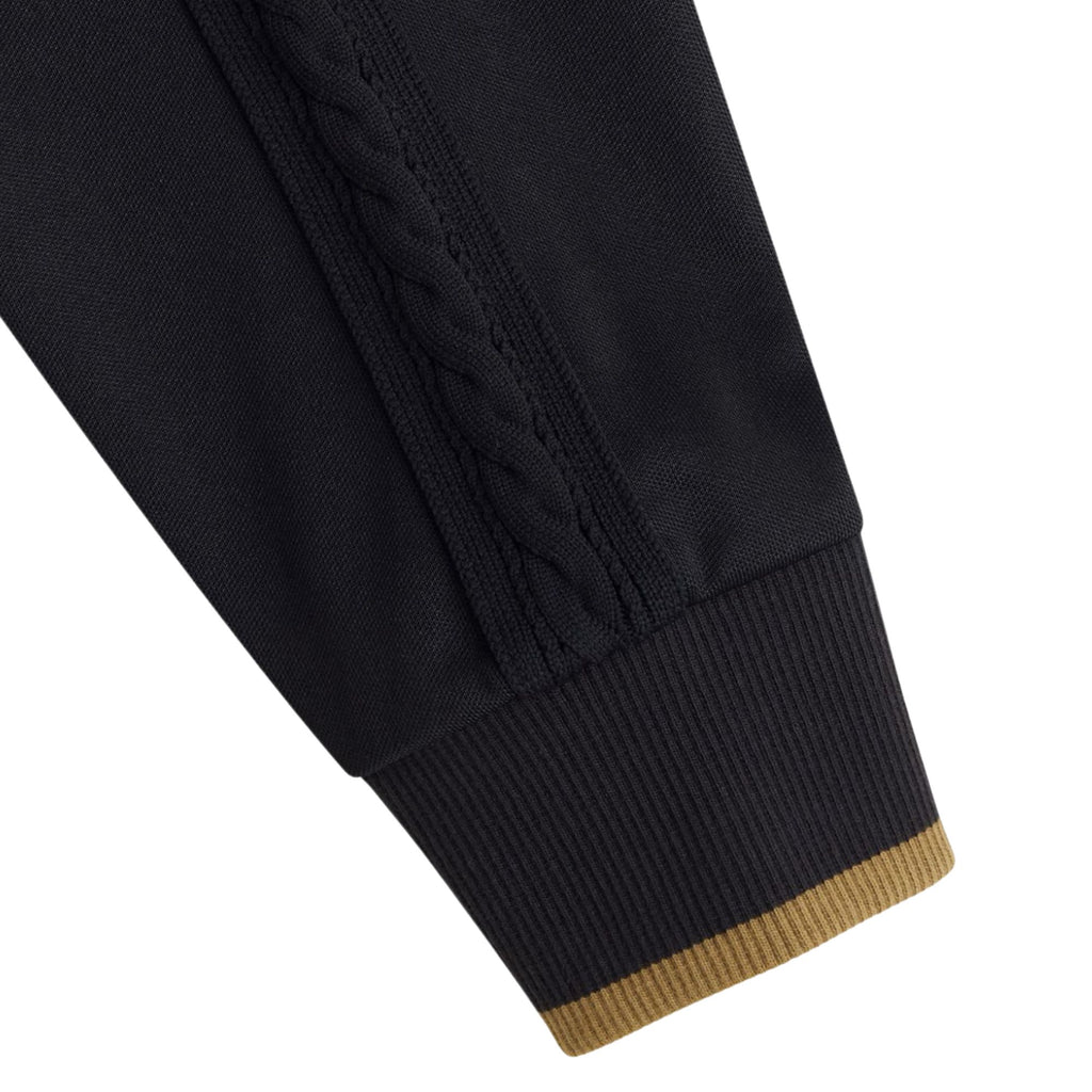 Fred Perry Cable Tape Track Jacket - Black
