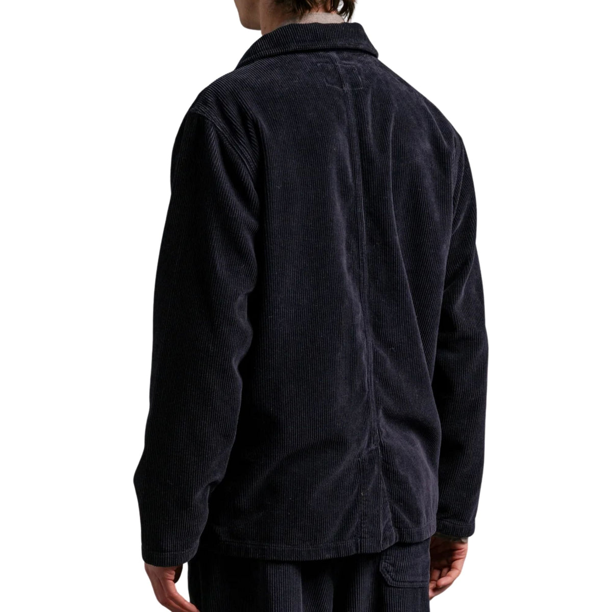 Kestin 8-Wale Organic Corduroy Huntly Jacket - Ink Navy
