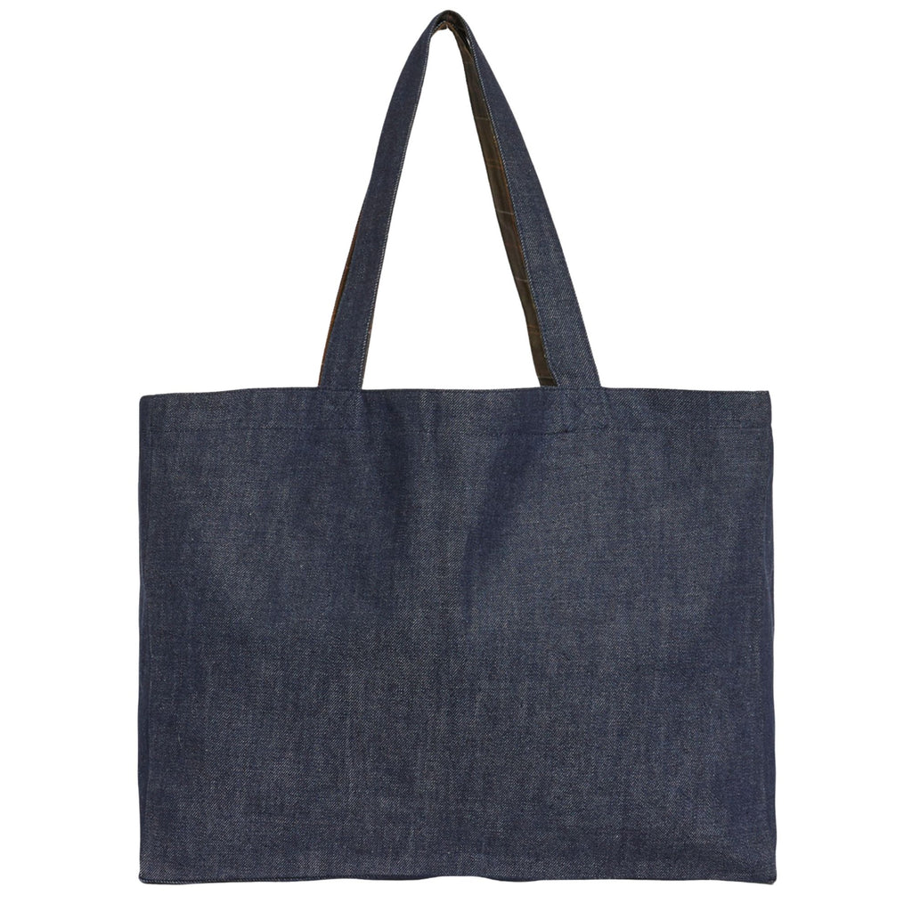 Barbour x A.P.C Denim Weekender Holdall Bag - Denim