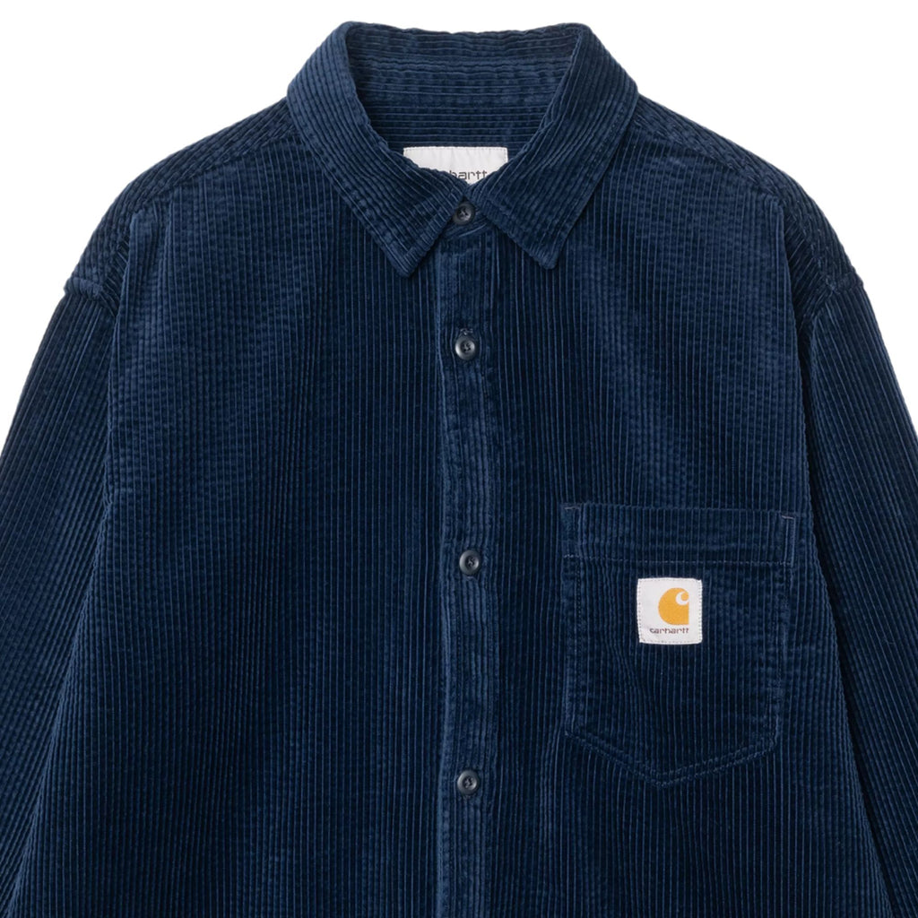 Carhartt WIP Long Sleeve Loyde Shirt - Dark Navy
