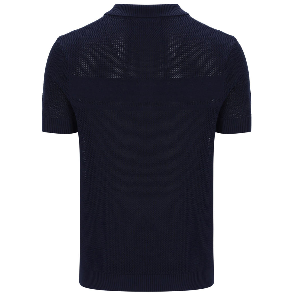 Sabino Knit Polo Shirt - Maritime