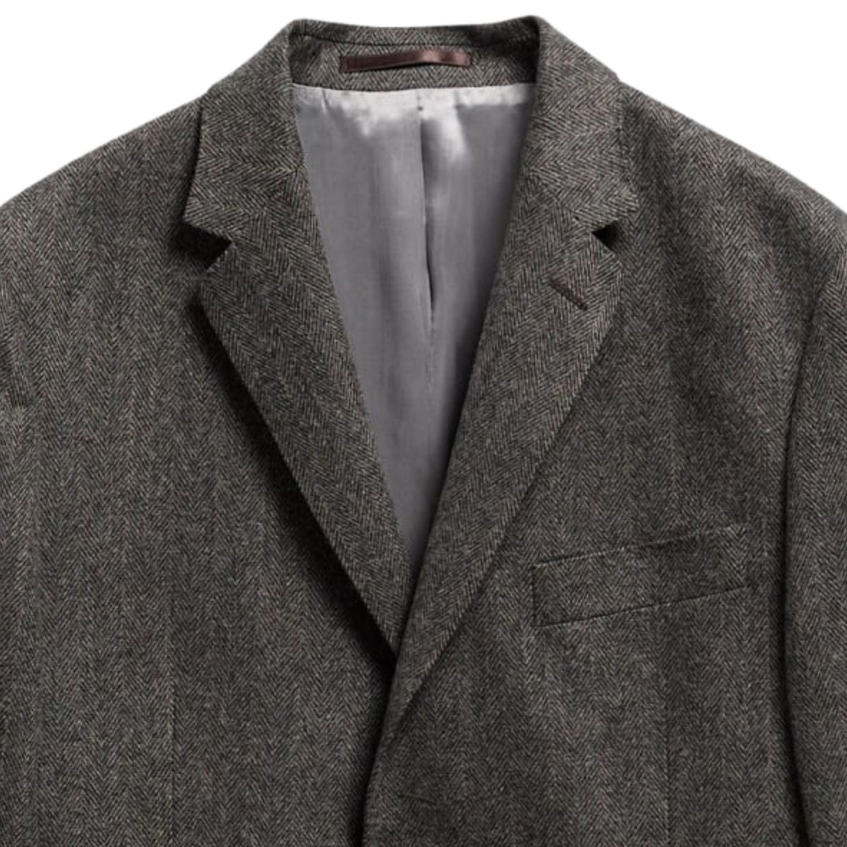 Barbour Fairford Herringbone Blazer - Grey Marl