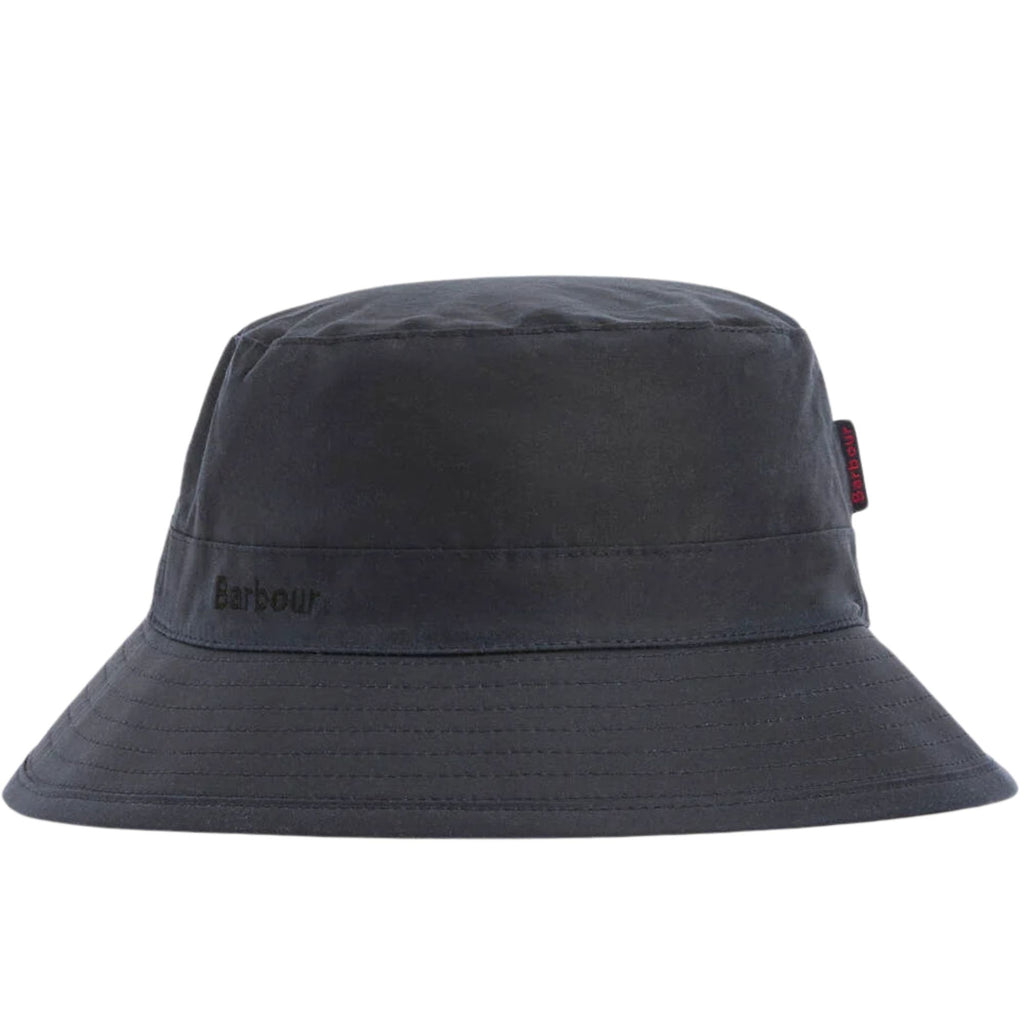 Barbour Waxed Bucket Hat - Classic Navy