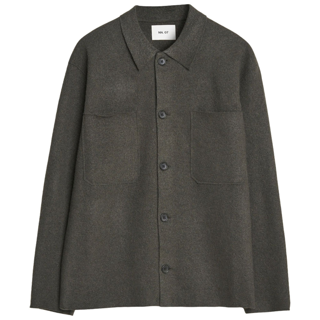 NN07 Jonas Overshirt - Dark Army