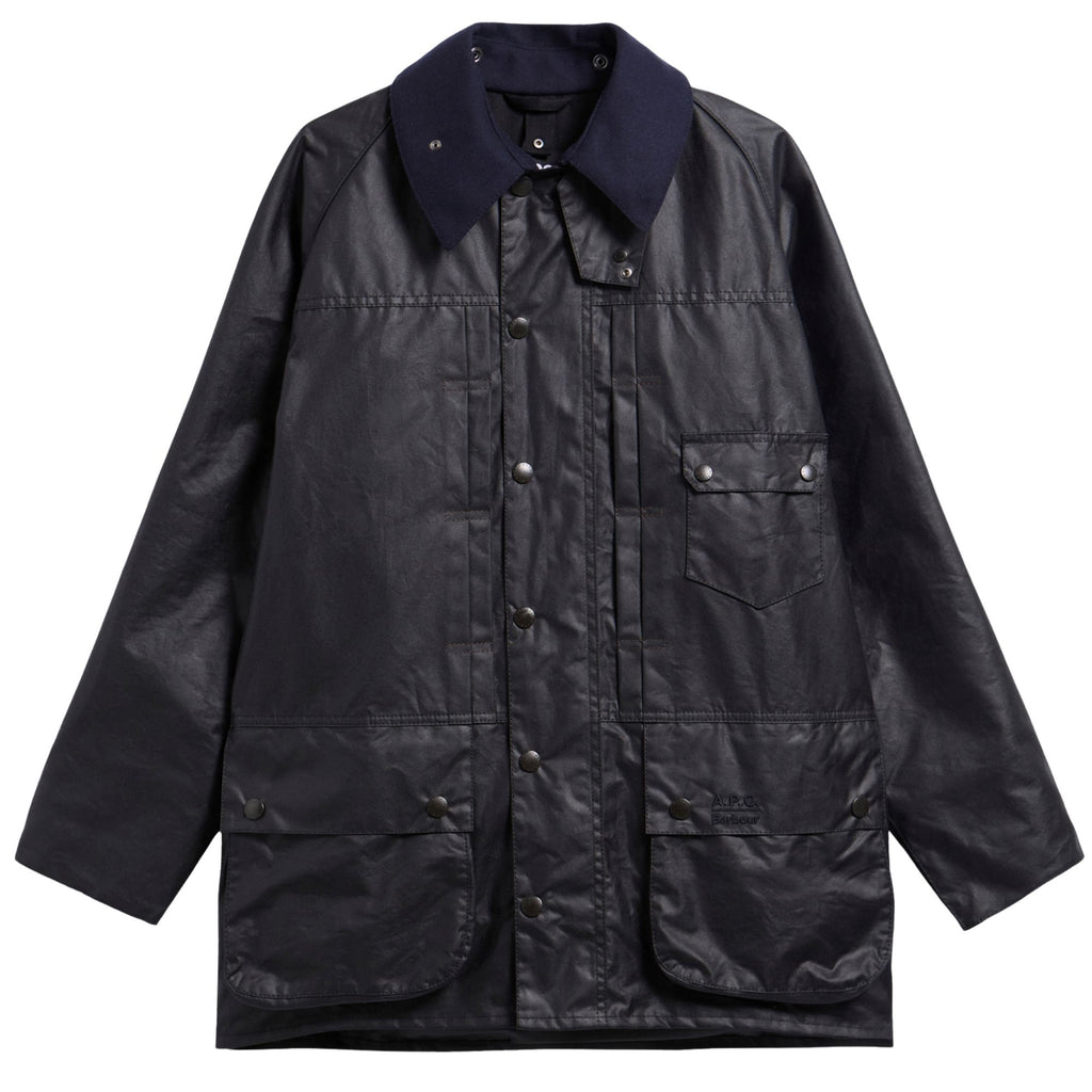 Barbour x A.P.C Beaufort Wax Jacket - Dark Navy