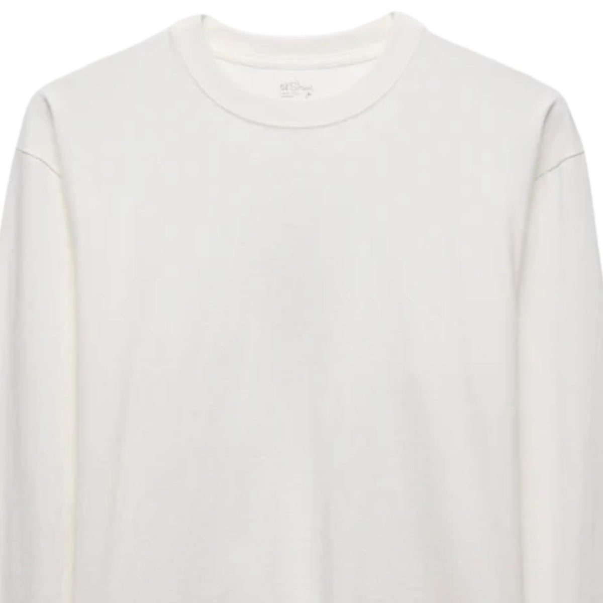 OrSlow Long Sleeve Just T-Shirt - White