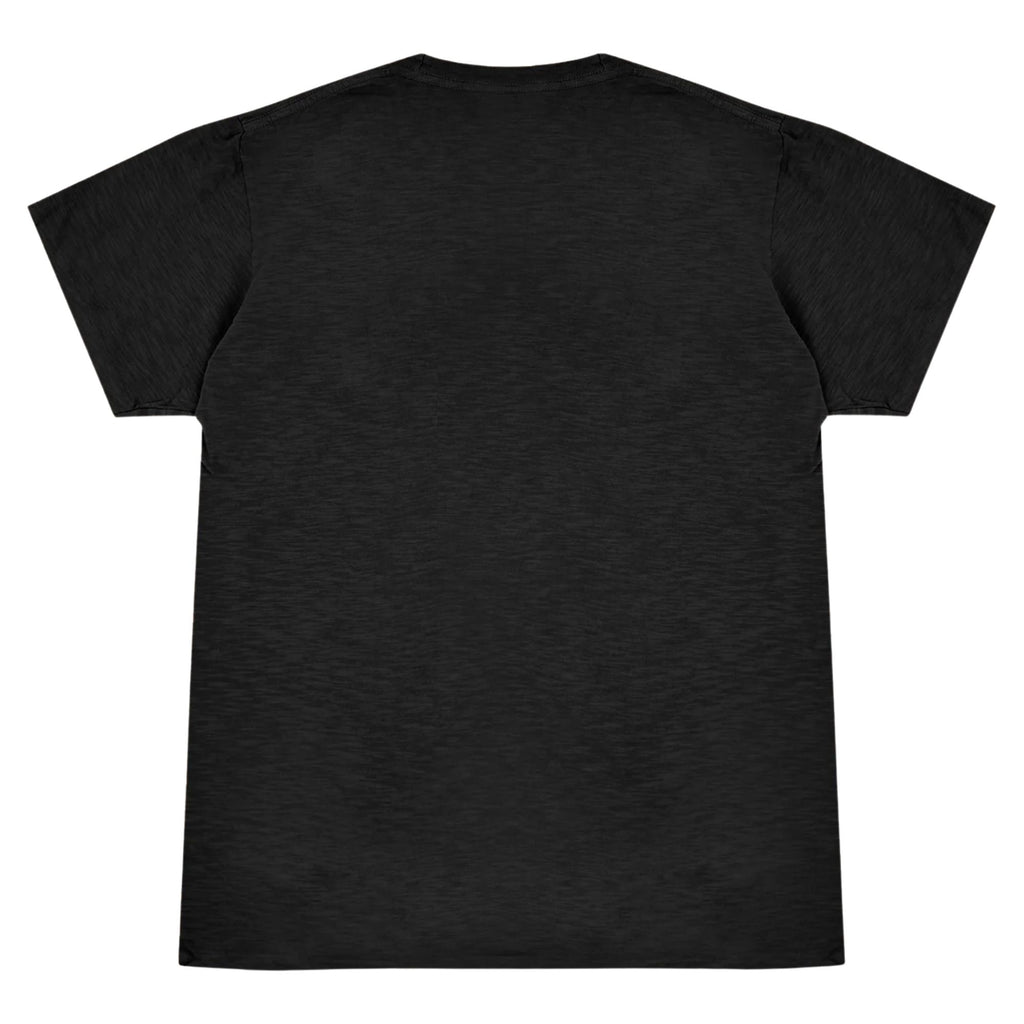 Velva Sheen Rolled Short Sleeve Crew Neck T-Shirt - Black