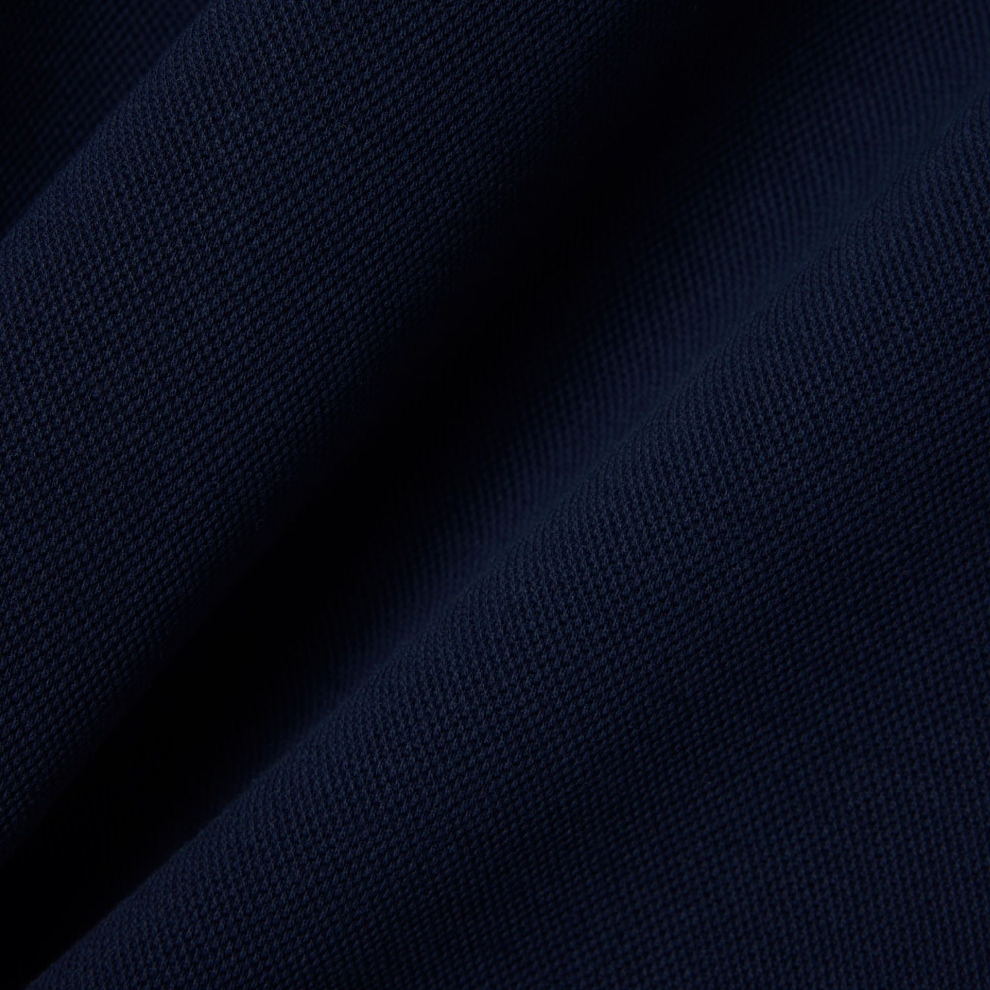 Lacoste Polo Collar Piqué Sweatshirt - Midnight Blue