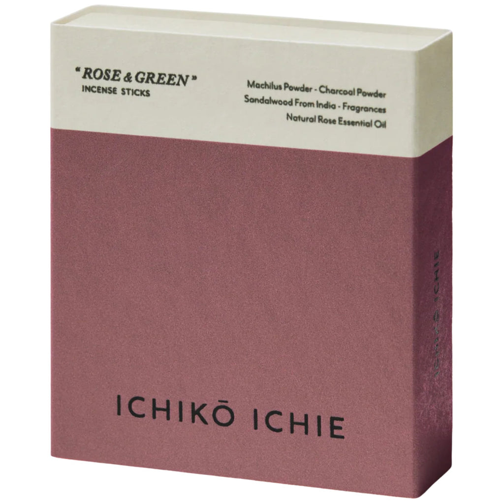 Ichiko Ichie Rose & Green Incense Sticks