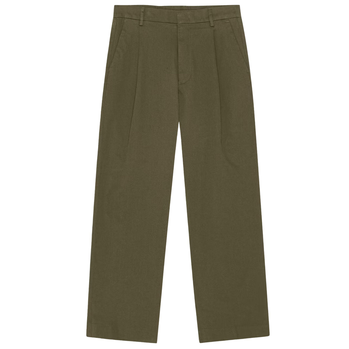 NN07 Kay Pleated Tailored Relaxed Fit Pant - Shadow Moss