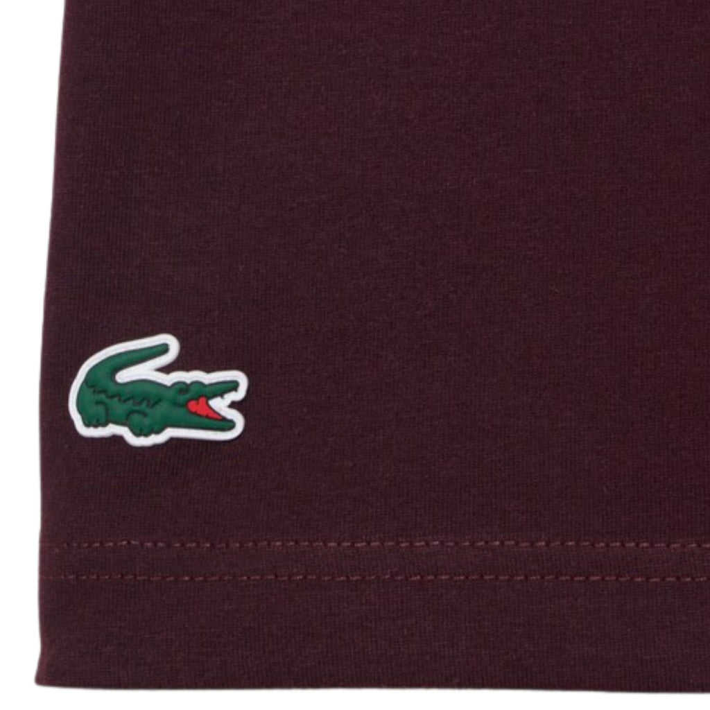 Lacoste Ultra Dry Tennis Heritage Graphic T-Shirt - Merlot