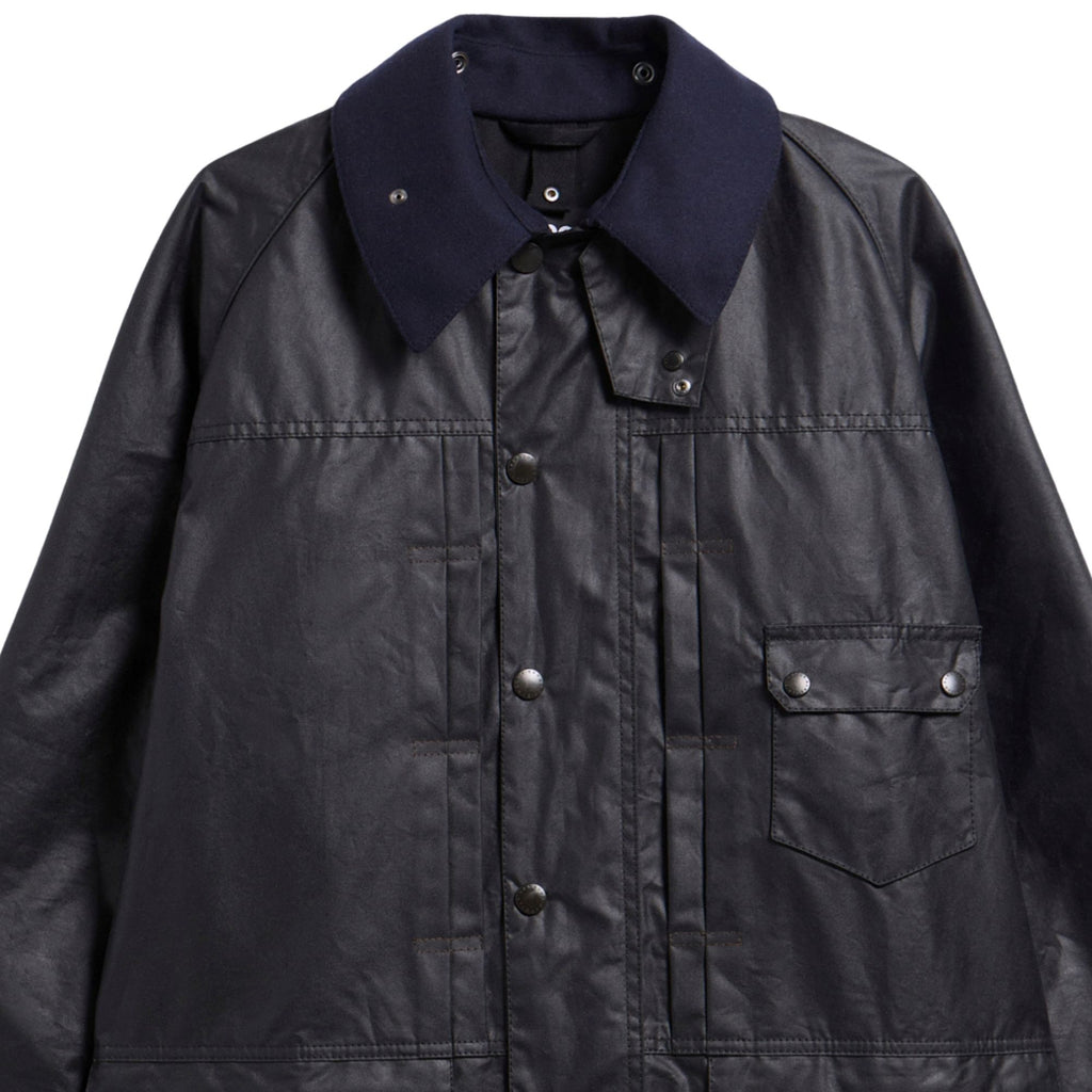 Barbour x A.P.C Beaufort Wax Jacket - Dark Navy