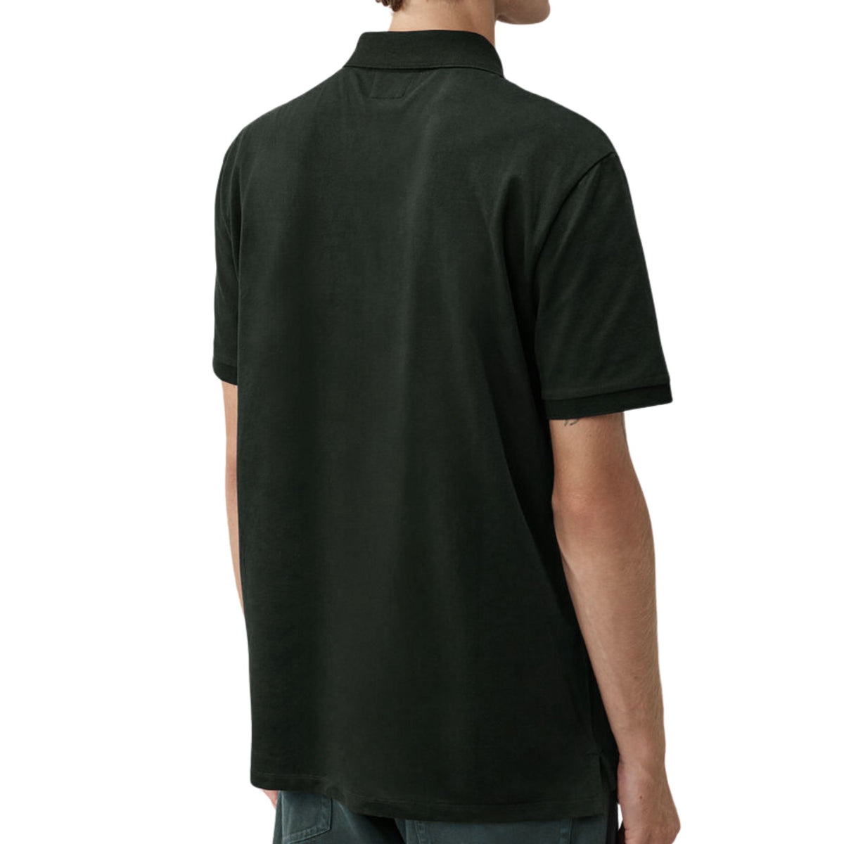 C.P Company Stretch Piquet Short Sleeve Polo - Raven