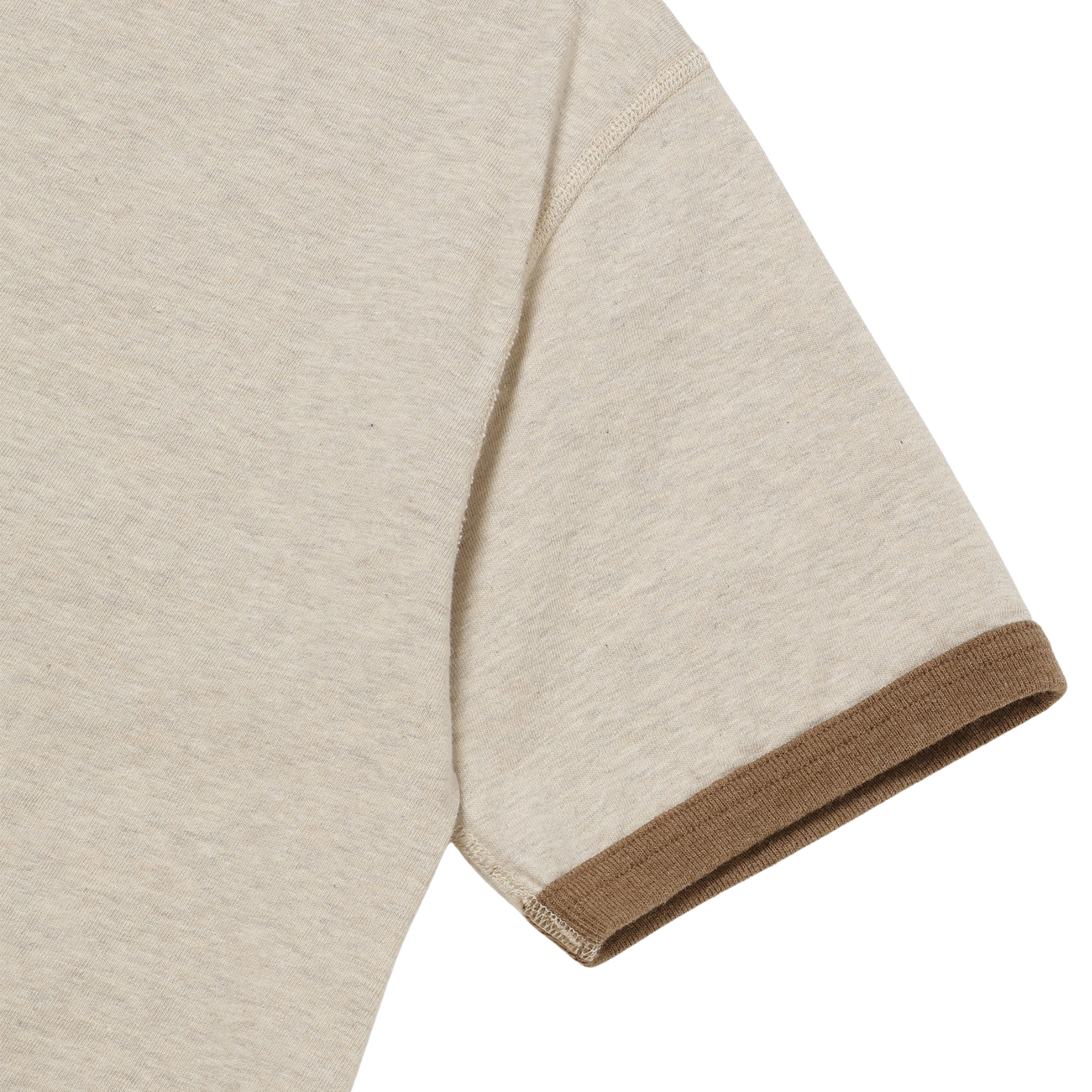 Recycled Cotton Foxfibre® Ringer T - Stone