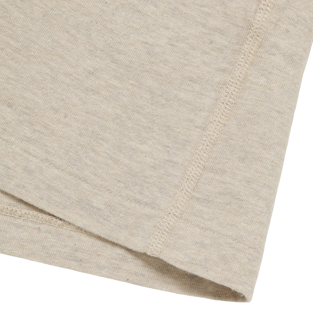 Recycled Cotton Foxfibre® Ringer T - Stone