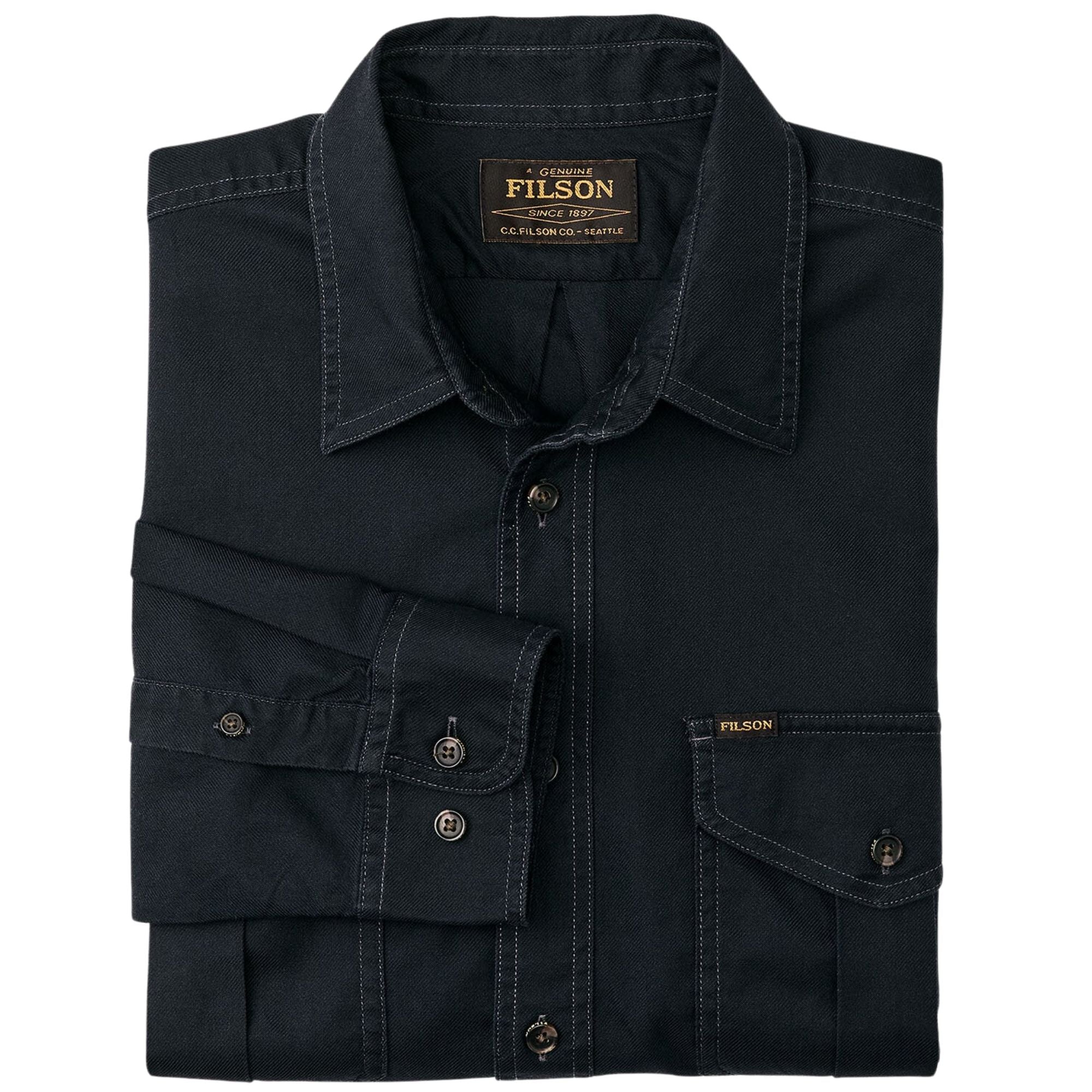 Filson Alaskan Guide Shirt - Midnight Navy