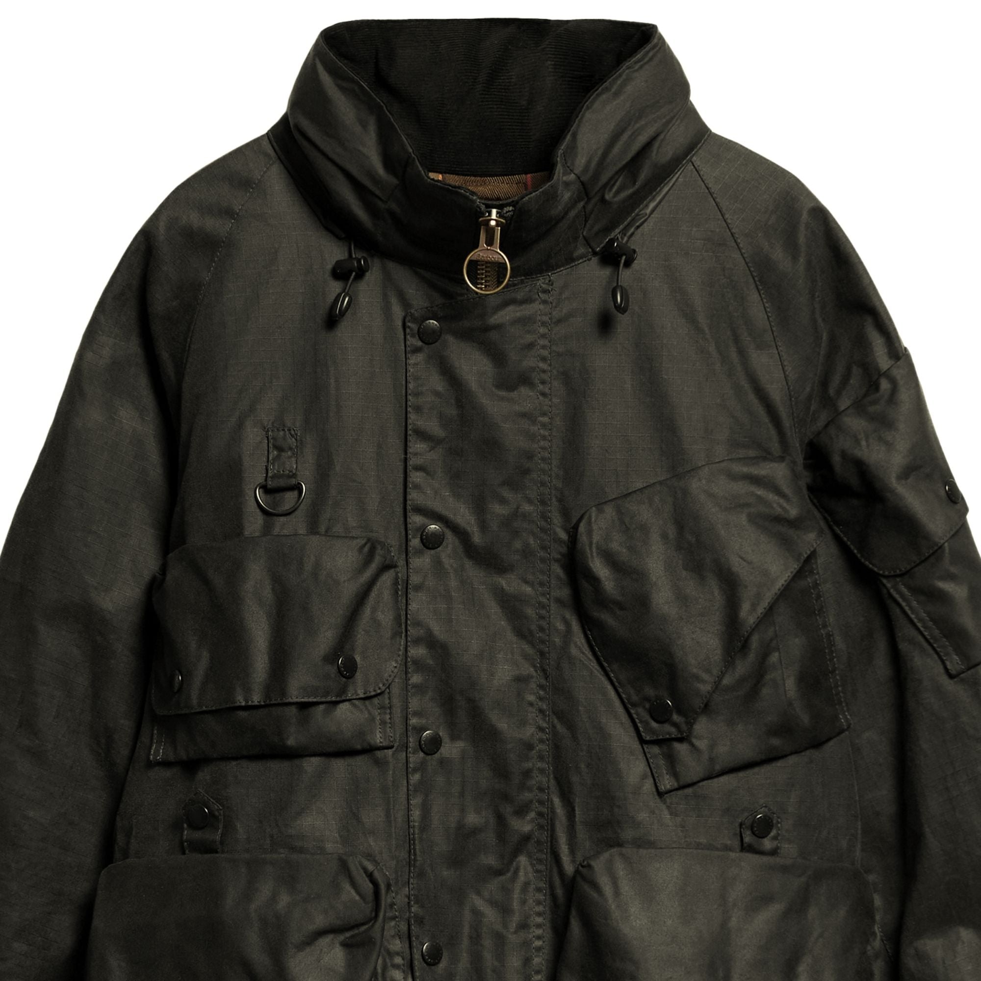 Barbour x Norbit Ripstop Wax Jacket - Olive MWX2614OL – Stuarts London