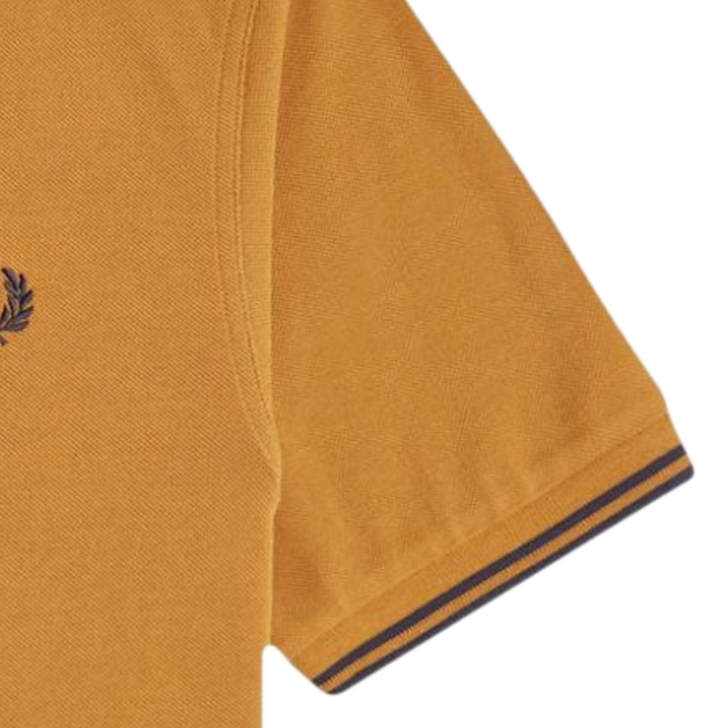Fred Perry M3600 Twin Tipped Shirt - Dark Caramel