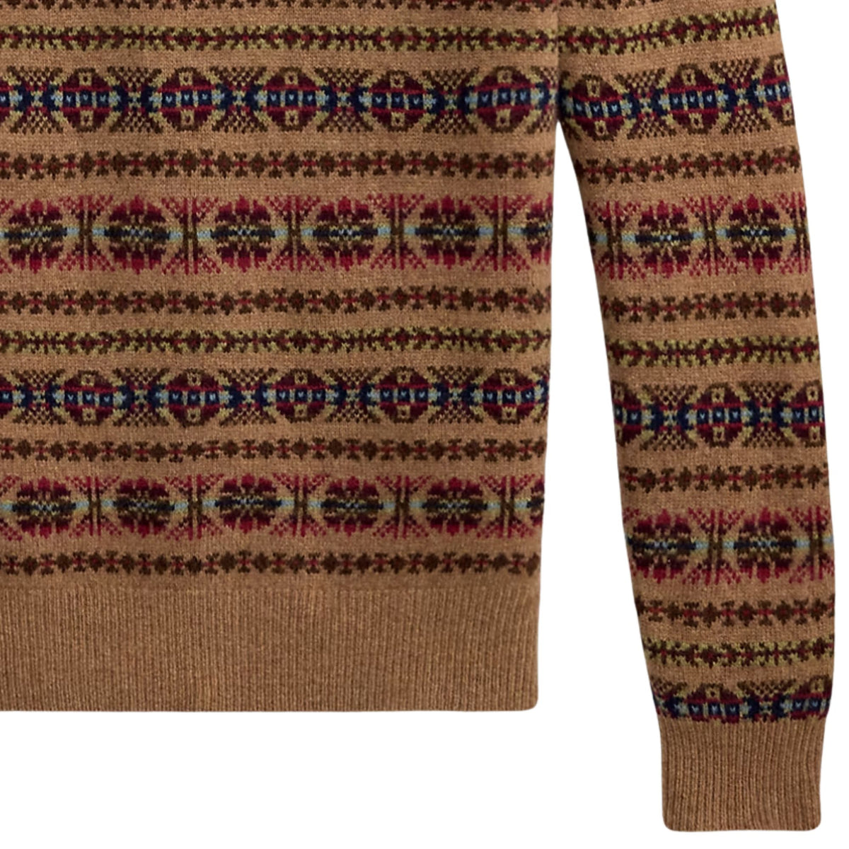 Polo Ralph Lauren Fair Isle Wool Mockneck Jumper - Multi Combo