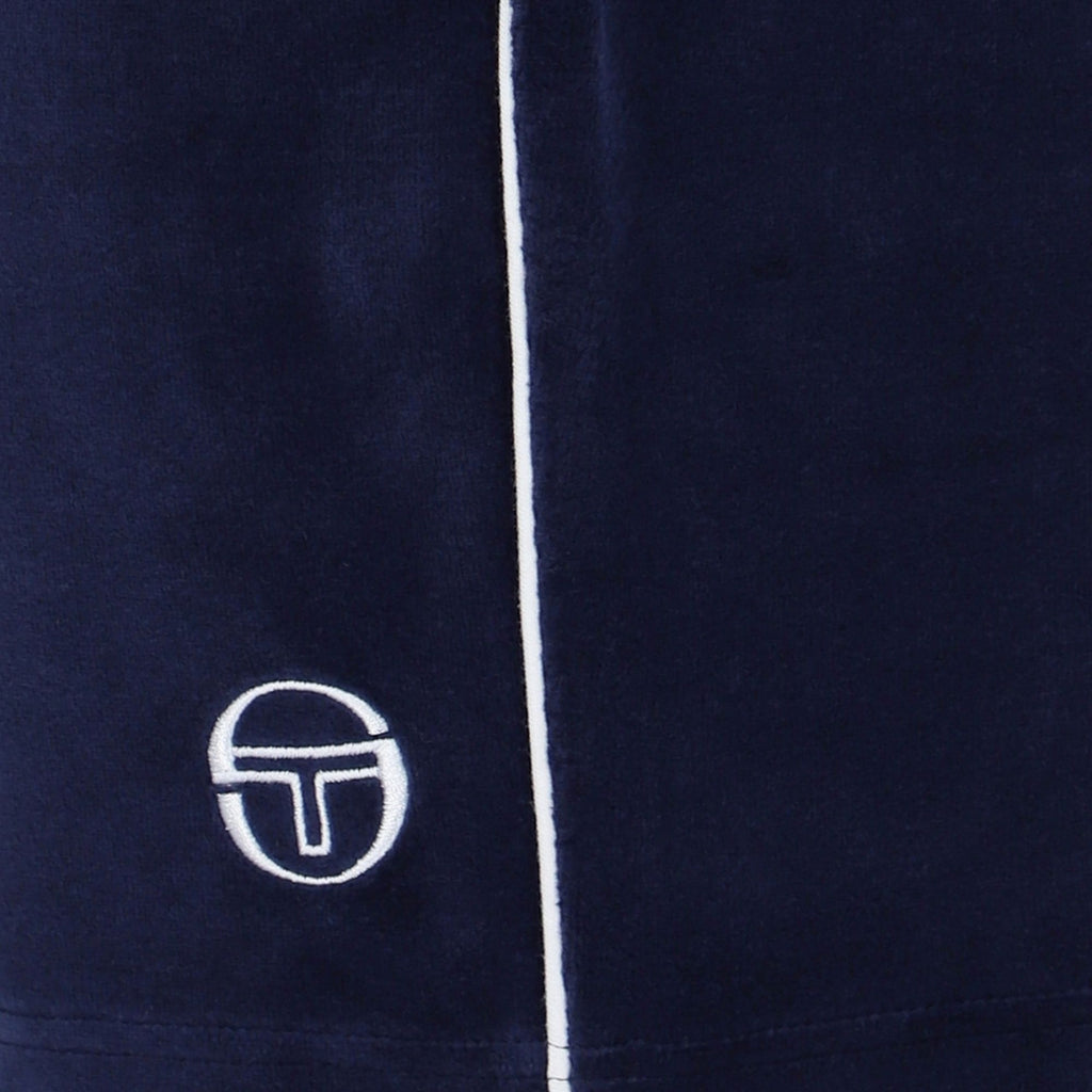 Sergio Tacchini Tasso Velour Short - Maritime Blue