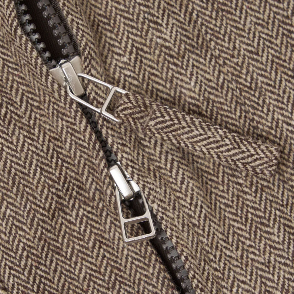 Universal Works Wool Herringbone E130 Jacket - Brown