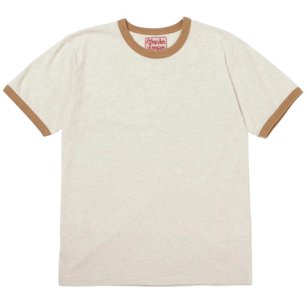 Recycled Cotton Foxfibre® Ringer T - Sand