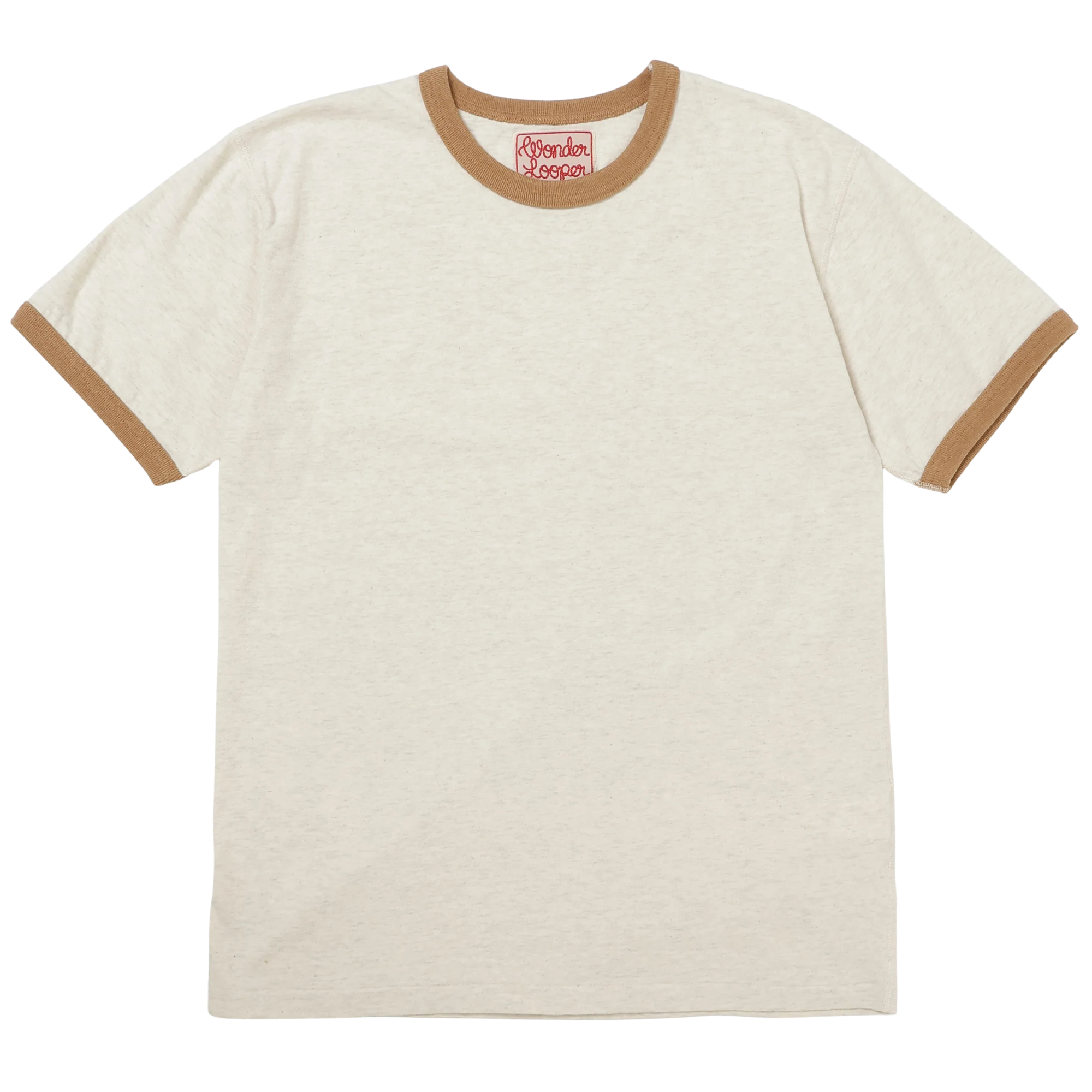 Recycled Cotton Foxfibre® Ringer T - Sand