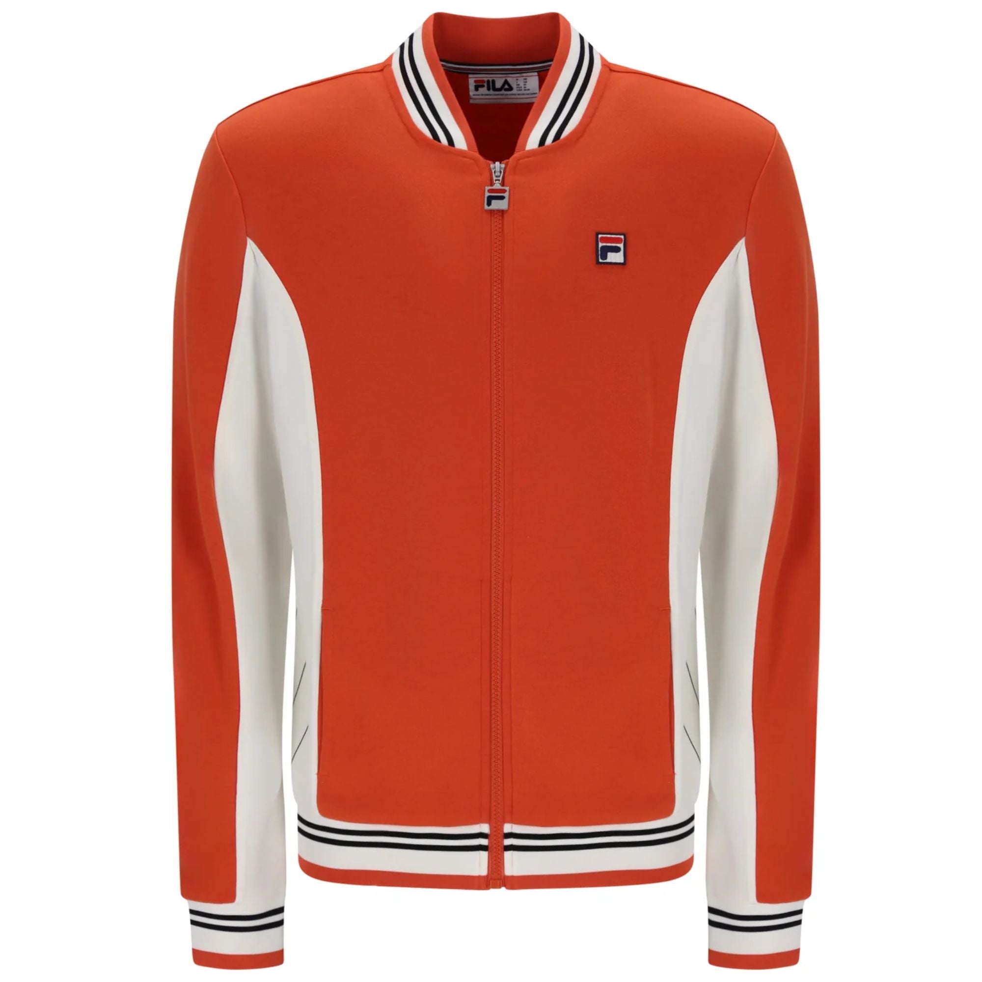 Fila Vintage Settanta Baseball Track Jacket - Burnt Ochre 161RN1