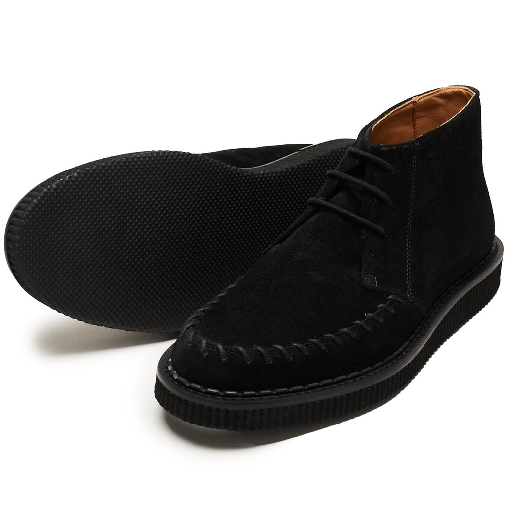 George Cox Dulley Chukka Shoes - Black Suede