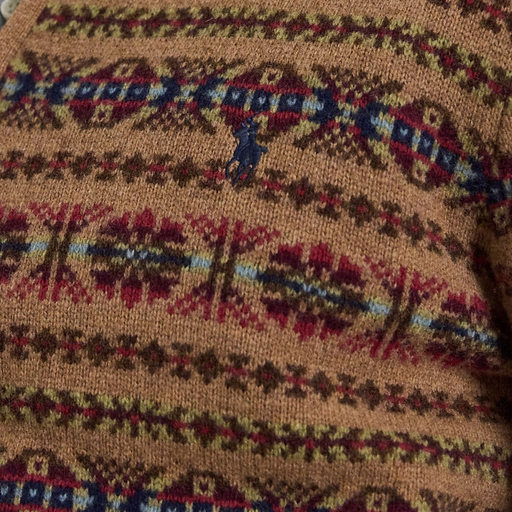 Polo Ralph Lauren Fair Isle Wool Mockneck Jumper - Multi Combo