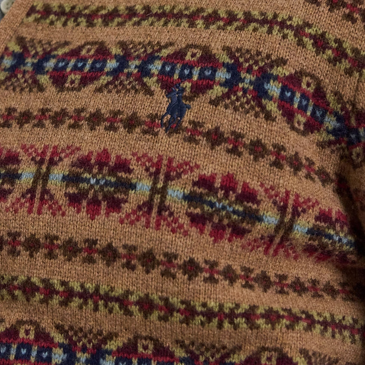Polo Ralph Lauren Fair Isle Wool Mockneck Jumper - Multi Combo