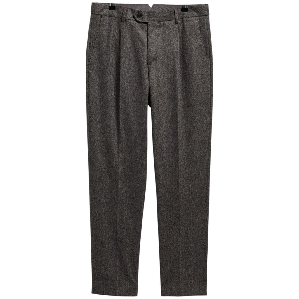 Barbour Fairford Herringbone Trousers - Grey Marl